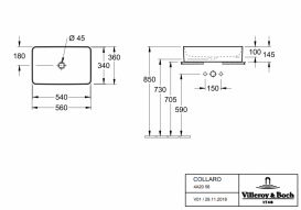 Раковина на стільницю VILLEROY & BOCH Collaro 4A205601