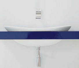 Раковина для ванної накладна Flaminia колекція IO біла IO4260