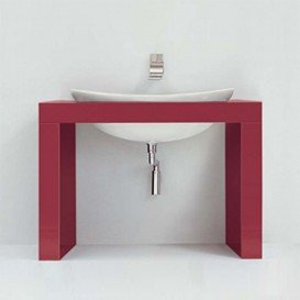 Раковина для ванной накладная Flaminia коллекция IO белая IO4275