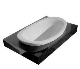 Раковина для ванної накладна Flaminia колекція IO біла IO4275