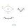 Раковина для ванної накладна на стільницю Catalano VELIS 60х42 см без відп. під змішувач біла 160VLN00
