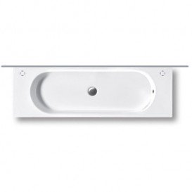 Раковина накладна/підвісна Hatria Area 110х35 см санфарфор білий YXNG01