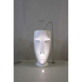 Раковина для підлоги Kerasan Artwork Moloco санфарфор білий / білий матовий 4741K69