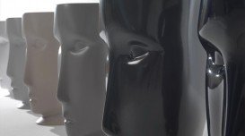 Раковина напольная Kerasan Artwork Moloco санфарфор белый/коричневый орех 4741K84