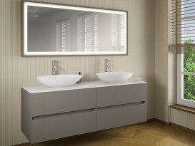 Раковина Riho Avella 58х36 см искусственный камень белый матовый F7AN6058361110