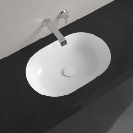 Раковина Villeroy&Boch Architectura 63х43 см без переливу санітарна кераміка альпійський білий CeramicPlus 5A7661R1