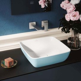 Раковина Villeroy & Boch Artis 41х41 см без переливу TitanCeram fog 417841BCW0