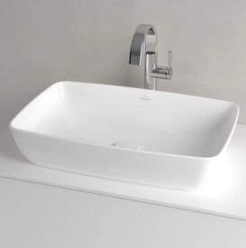 Раковина Villeroy & Boch Artis 58х38,5 см без перелива TitanCeram CeramicPlus каменный белый 417258RW
