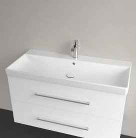 Раковина Villeroy & Boch Avento 100х47 см із переливом санітарна кераміка альпійський білий 4156A501