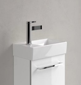 Раковина Villeroy & Boch Avento 36х22 см чаша праворуч санітарна кераміка CeramicPlus білий альпійський 43003RR1