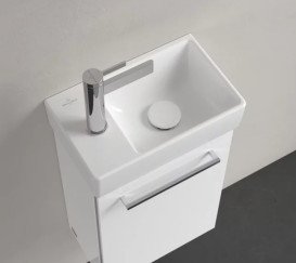 Раковина Villeroy & Boch Avento 36х22 см чаша праворуч санітарна кераміка CeramicPlus білий альпійський 43003RR1