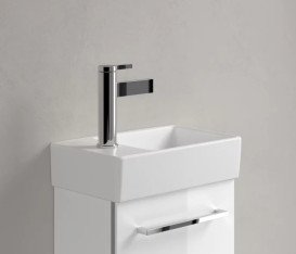 Раковина Villeroy & Boch Avento 36х22 см чаша справа санитарная керамика CeramicPlus каменный белый 43003RRW