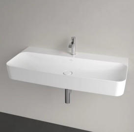 Раковина Villeroy & Boch Finion 100х47 см без перелива TitanCeram CeramicPlus альпийский белый 4168A2R1