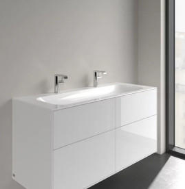 Раковина Villeroy&Boch Finion 120х50 см без переливу TitanCeram CeramicPlus альпійський білий 4164C1R1