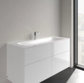 Раковина Villeroy & Boch Finion 120х50 см із прихованим переливом TitanCeram CeramicPlus альпійський білий 4164CBR1