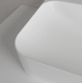 Раковина Villeroy & Boch Finion 60х44,5 см без перелива TitanCeram CeramicPlus каменный белый 414261RW