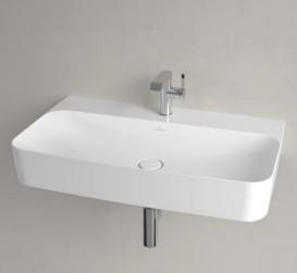 Раковина Villeroy&Boch Finion 80х47 см без переливу TitanCeram CeramicPlus альпійський білий 416881R1