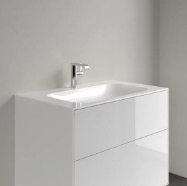 Раковина Villeroy & Boch Finion 80х50 см со скрытым переливом TitanCeram CeramicPlus альпийский белый 416484R1