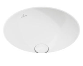 Раковина Villeroy & Boch Loop & Friends ⌀38 см с переливом TitanCeram альпийский белый 4A520001