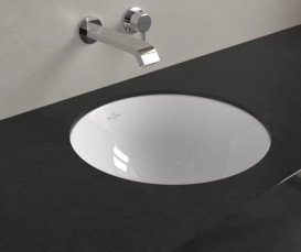 Раковина Villeroy & Boch Loop & Friends ⌀38см без перелива TitanCeram альпийский белый 4A520101