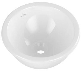 Раковина Villeroy & Boch Loop & Friends ⌀38см без перелива TitanCeram альпийский белый 4A520101