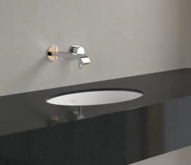 Раковина Villeroy & Boch Loop & Friends 43х28 см без перелива TitanCeram CeramicPlus каменный белый 4A5301RW