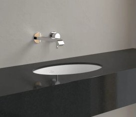 Раковина Villeroy&Boch Loop&Friends 43х28 см без переливу TitanCeram CeramicPlus кам'яний білий 4A5301RW