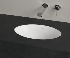 Раковина Villeroy&Boch Loop&Friends 43х28 см без переливу TitanCeram CeramicPlus кам'яний білий 4A5301RW