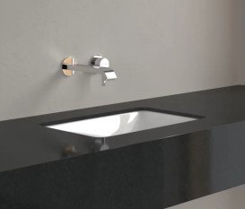 Раковина Villeroy&Boch Loop&Friends 45х28 см з переливом TitanCeram CeramicPlus кам'яний білий 4A5600RW