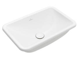 Раковина Villeroy & Boch Loop & Friends 51х34 см с переливом TitanCeram альпийский белый 4A640001