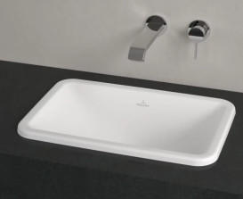 Раковина Villeroy & Boch Loop & Friends 51х34 см с переливом TitanCeram CeramicPlus альпийский белый 4A6400R1