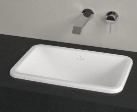 Раковина Villeroy & Boch Loop & Friends 51х34 см без перелива TitanCeram CeramicPlus альпийский белый 4A6401R1