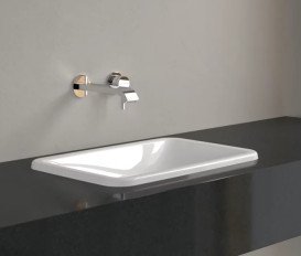 Раковина Villeroy & Boch Loop & Friends 51х34 см без перелива TitanCeram CeramicPlus альпийский белый 4A6401R1