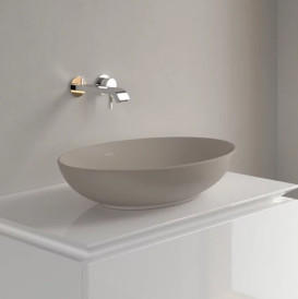 Раковина Villeroy & Boch Loop & Friends 56х38 см без перелива TitanCeram CeramicPlus миндаль 4A4701AM