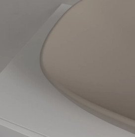 Раковина Villeroy & Boch Loop & Friends 56х38 см с переливом TitanCeram CeramicPlus миндаль 4A4900AM