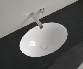 Раковина Villeroy & Boch Loop & Friends 56х38 см без перелива TitanCeram CeramicPlus альпийский белый 4A5501R1