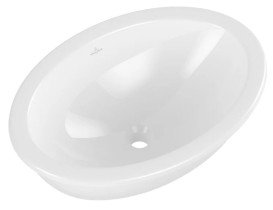 Раковина Villeroy & Boch Loop & Friends 56х38 см без перелива TitanCeram CeramicPlus альпийский белый 4A5501R1