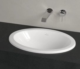 Раковина Villeroy&Boch Loop&Friends 57х41 см з переливом TitanCeram CeramicPlus альпійський білий 4A6200R1