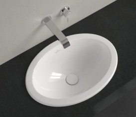 Раковина Villeroy&Boch Loop&Friends 57х41 см з переливом TitanCeram CeramicPlus альпійський білий 4A6200R1