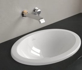 Раковина Villeroy&Boch Loop&Friends 57х41 см з переливом TitanCeram CeramicPlus альпійський білий 4A6200R1