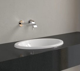 Раковина Villeroy & Boch Loop & Friends 57х41 см без перелива TitanCeram CeramicPlus альпийский белый 4A6201R1