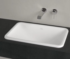 Раковина Villeroy & Boch Loop & Friends 60,5х41 см з переливом TitanCeram білий альпійський 4A6500R1