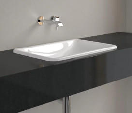 Раковина Villeroy & Boch Loop & Friends 60,5х41 см без перелива TitanCeram CeramicPlus альпийский белый 4A6501R1