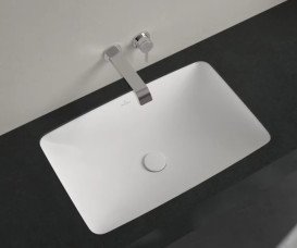 Раковина Villeroy & Boch Loop & Friends 61,5х38 см с переливом TitanCeram CeramicPlus каменный белый 4A5800RW