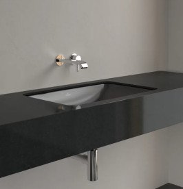 Раковина Villeroy&Boch Loop&Friends 61,5х38 см з переливом TitanCeram CeramicPlus Ebony (чорний матовий) 4A5800S5