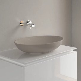 Раковина Villeroy & Boch Loop & Friends 62х42 см без перелива TitanCeram CeramicPlus миндаль 4A4801AM