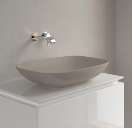 Раковина Villeroy & Boch Loop & Friends 62х42 см з переливом TitanCeram CeramicPlus мигдаль 4A5000AM