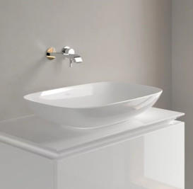 Раковина Villeroy & Boch Loop & Friends 62х42 см без перелива TitanCeram CeramicPlus альпийский белый 4A5001R1