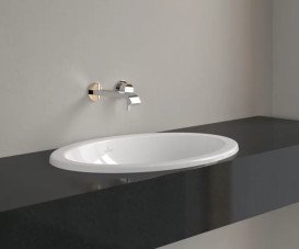 Раковина Villeroy & Boch Loop & Friends 66х47 см с переливом TitanCeram альпийский белый 4A630001