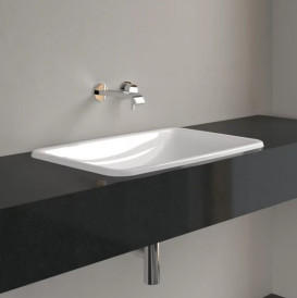 Раковина Villeroy & Boch Loop & Friends 67,5х45 см без перелива TitanCeram CeramicPlus альпийский белый 4A6601R1